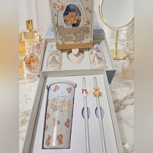 Plouise Cuddle Cup Tumbler & Straw Set - Hair And Skincare Set